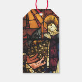 ヴィンテージクリスマス、三人の羊飼いと赤ちゃんイエス ギフトタグ (正面)