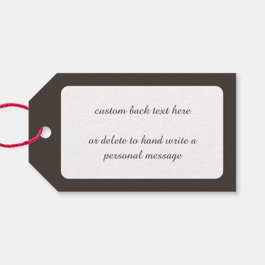 ヴィンテージクリスマス、三人の羊飼いと赤ちゃんイエス ギフトタグ (裏面横)