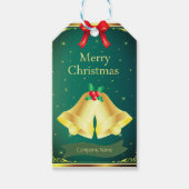 ヴィンテージクリスマス、会社のギフトカード ギフトタグ (正面)