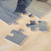 ヴィンテージクリスマス、大きなパッケージの子 ジグソーパズル (側面)