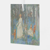 ヴィンテージクリスマス、妖精の森(1903) ガラスオーナメント (正面左)