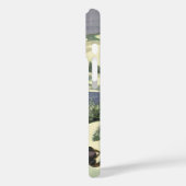 ヴィンテージクリスマス、山で子どもそり Case-Mate iPhoneケース (裏面 / 左)