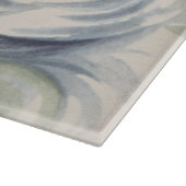 ヴィンテージクリスマス、帽子をかぶった陽気なサンタクロース カッティングボード (角)