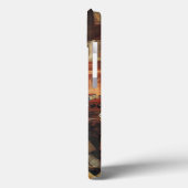 ヴィンテージクリスマス、愛とロマンスのカップル Case-Mate iPhoneケース (裏面 / 左)