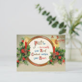 ヴィンテージクリスマス – 明るいクリスマス シーズンポストカード (スタンド正面)