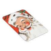 ヴィンテージクリスマス、笑顔のサンタクロース マグネット (右側)