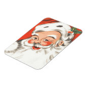 ヴィンテージクリスマス、笑顔のサンタクロース マグネット (左側)