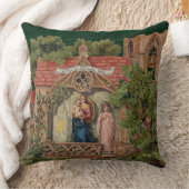 「ヴィンテージクリスマス」装飾用クッション クッション (ブランケット)