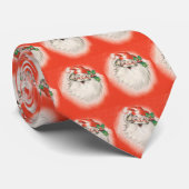 ヴィンテージクリスマス、陽気なレトロ50年代サンタクロース ネクタイ (ロール)