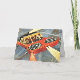 ヴィンテージクリスマス、SF未来車 シーズンカード