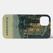 ヴィンテージクリスマス、Windowsのリース付きハウス Case-Mate iPhoneケース (裏面 (横))