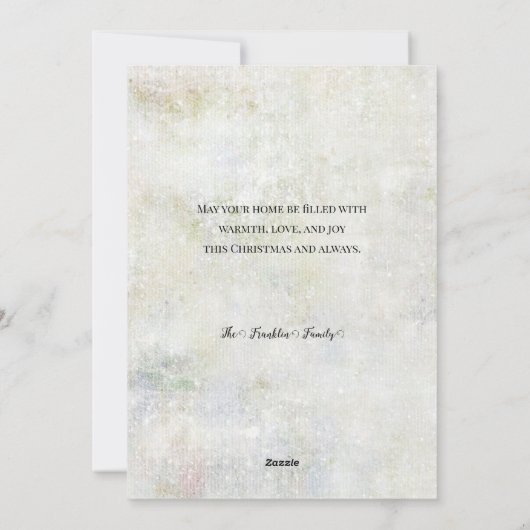 ヴィンテージクリスマスinスノーコラージュ シーズンカード (裏面)