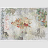 ヴィンテージクリスマスinスノーコラージュ 薄葉紙 (正面)