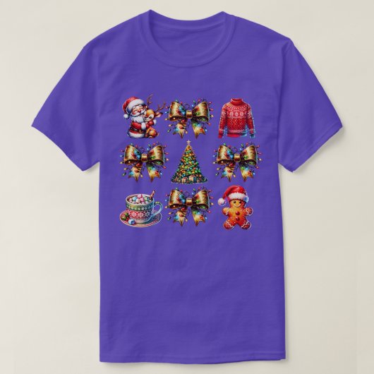 ヴィンテージクリスマスTシャツ Tシャツ (デザイン正面)