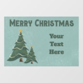 ヴィンテージクリスマツリー ウィンドウサイン (シート)