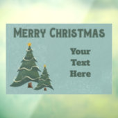 ヴィンテージクリスマツリー ウィンドウサイン (シート3)