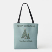 ヴィンテージクリスマツリー トートバッグ (裏面)