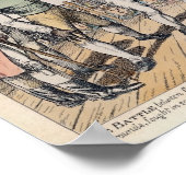 ヴィンテージクリブとモリノーの戦い ポスター (角)