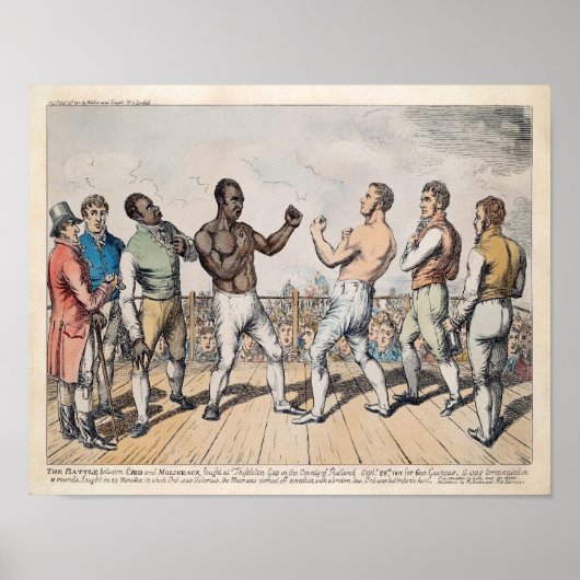 ヴィンテージクリブとモリノーの戦い ポスター (正面)