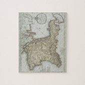 ヴィンテージクリミア,ウクライナ,セバストポリ地域の地図 ジグソーパズル (縦)