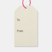 ヴィンテージクリーピングサンタ ギフトタグ (裏面)