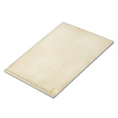 ヴィンテージクリームバラノートパッド ノートパッド (アングル)