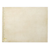 ヴィンテージクリームバラノートパッド ノートパッド (正面)