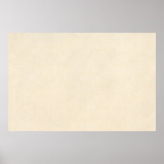 ヴィンテージクリームパーチメントアンティーク紙 ポスター (正面)