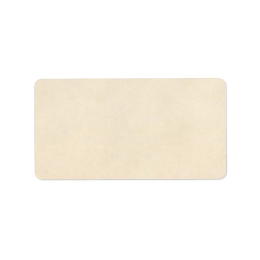 ヴィンテージクリームパーチメントアンティーク紙 ラベル (正面)