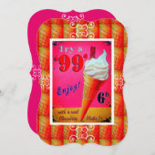 ヴィンテージクリームパーラー招待券 招待状 (正面/裏面)