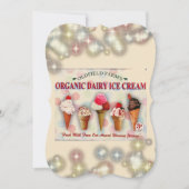 ヴィンテージクリームパーラー招待券 招待状 (正面)