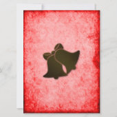 ヴィンテージクリームリボンと赤結婚式招待状 招待状 (裏面)