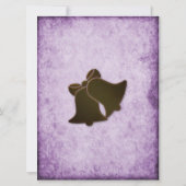 ヴィンテージクリームリボ結婚ン 招待状 (裏面)