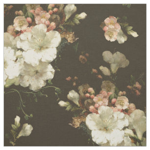 ヴィンテージクリーム花柄 ファブリック