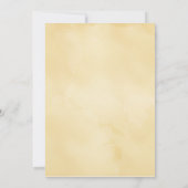 ヴィンテージクリーム&ブラウンスウェーデン結婚式招待状 招待状 (裏面)