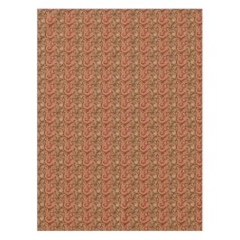 ヴィンテージクリーム&レッドペイズリー テーブルクロス