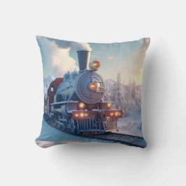 ヴィンテージクリ表現スマスin雪のホリデーアート クッション