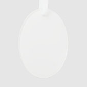 ヴィンテージクルーの漕ぎ手が多くの観客と競走 オーナメント (裏面)