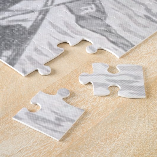 ヴィンテージクルーの漕ぎ手が多くの観客と競走 ジグソーパズル (側面)