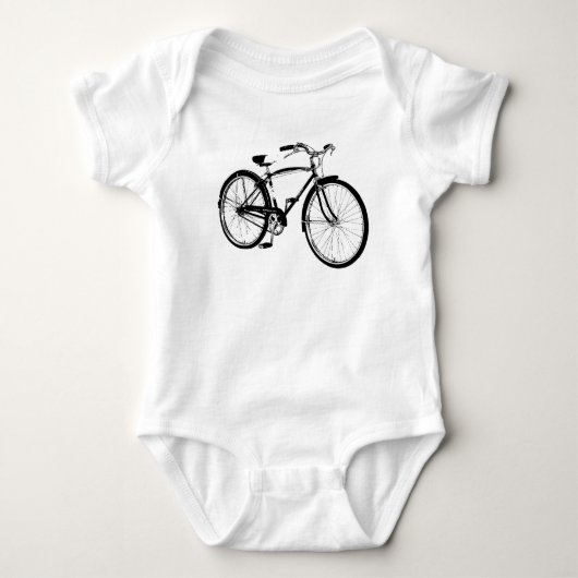 ヴィンテージクルーザー自転車 Tシャツ (正面)