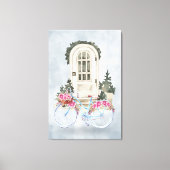 ヴィンテージクルーザー（花を引き伸ばし） キャンバスプリント (正面)