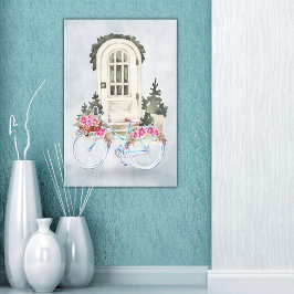 ヴィンテージクルーザー（花を引き伸ばし） キャンバスプリント