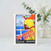 ヴィンテージクルーズイタリア観光旅行 ポストカード (スタンド正面)