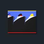 ヴィンテージクルーズシップアールデコポスター キャンバスプリント<br><div class="desc">このヴィンテージクルーズ船のポスターの複製でタイムリーに戻る旅素晴らしに搭乗！この象徴的なレトロな旅行ポスターは、1937年にアーティストのジャック・リボルタによって作成されたフェデラルアートプロジェクトのWPAプログラムの作品である。グラフィックデザインは、ポート内のエレガントヴィンテージ海ライナーのラインを深いの青い背景に対して特徴づける。元々は「州初の外国貿易圏であるニューヨーク市のスタテン島統一された」を宣伝するために作られた、このパブリックドメインのイメージは、アールデコ時代の魅力と幾何学的なスタイルを捉え、旅行好きや美術史愛好家に最適である。</div>