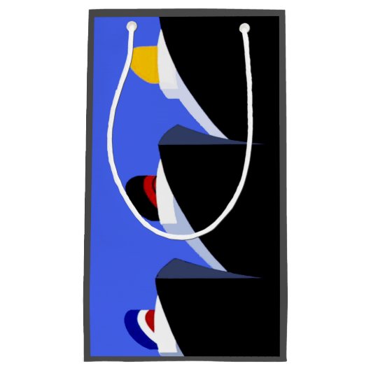 ヴィンテージクルーズシップアールデコポスター スモールペーパーバッグ (正面)