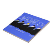 ヴィンテージクルーズシップアールデコポスター タイル (側面)