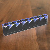 ヴィンテージクルーズシップアールデコポスター デスクネームプレート (側面)