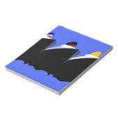 ヴィンテージクルーズシップアールデコポスター ノートパッド (回転)