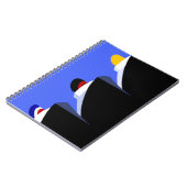 ヴィンテージクルーズシップアールデコポスター ノートブック (左側)