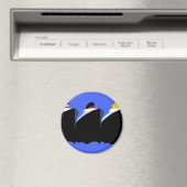 ヴィンテージクルーズシップアールデコポスター マグネット (インサイチュ (食洗機))